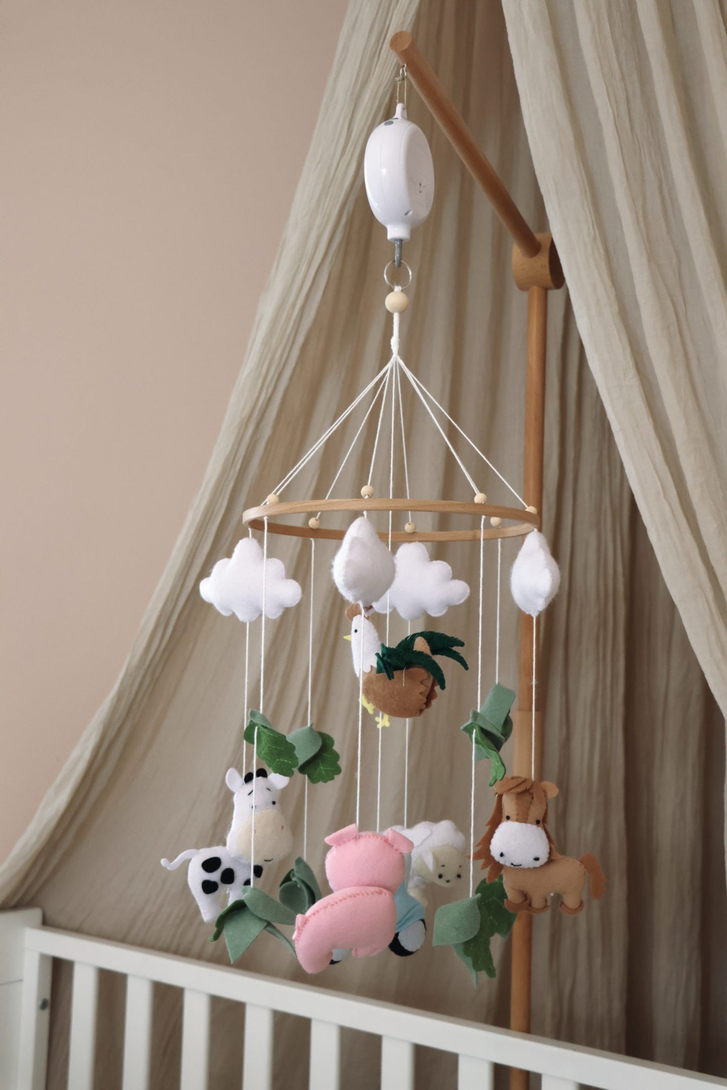 Handmade Farm babymobile
