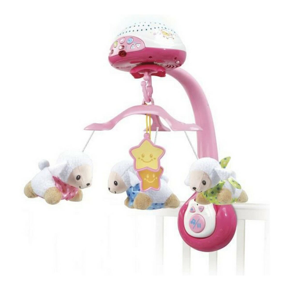 Baby toy Vtech Baby Sheep Count Pink Plastic Baby Crib-0