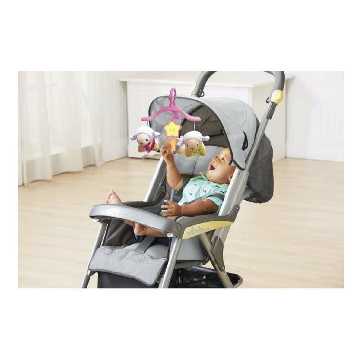 Baby toy Vtech Baby Sheep Count Pink Plastic Baby Crib-2