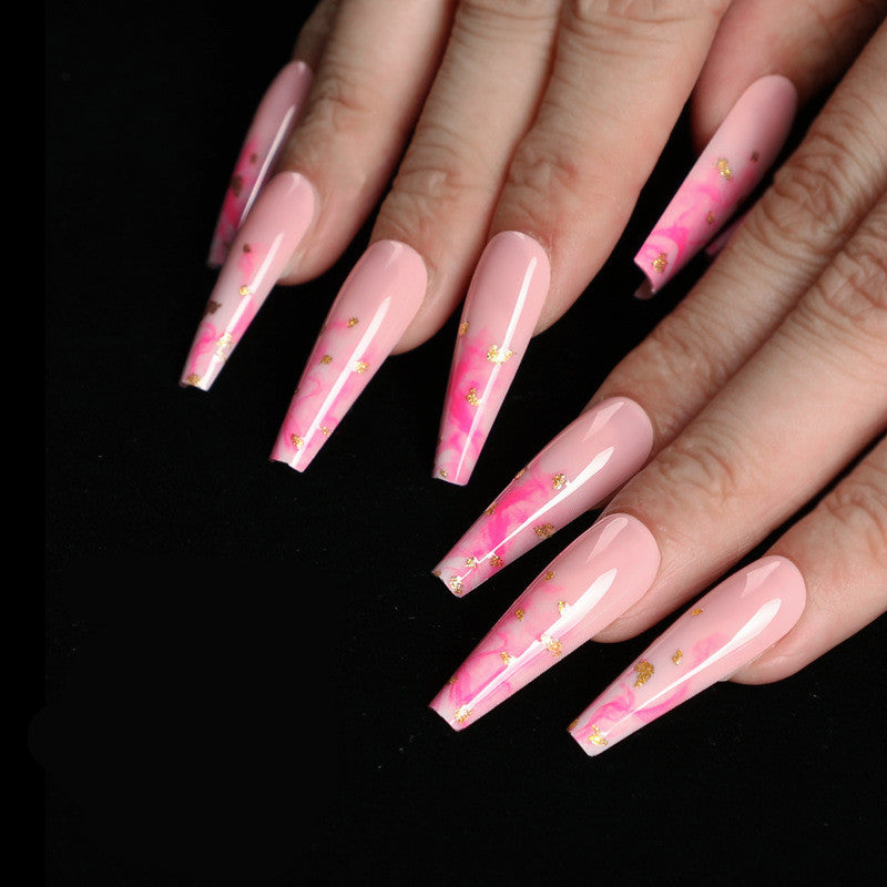 Trapezoidal coffin fake nails-6